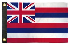 Hawaii Flag 12x18in Boat ATV
