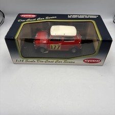 Kyosho Mini Cooper 1275s Rally 1:18 scale 1967 Monte Carlo winner 177