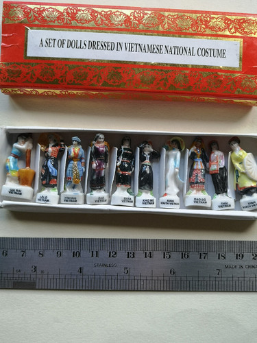 Box mini porcelain dolls - box,