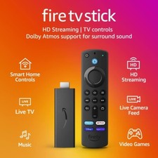 Amazon Fire TV Stick 3rd Gen HD Streaming Voice Remote Controller! USE CODE £32