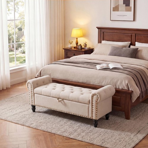 Ottoman storage bench box - storage,
