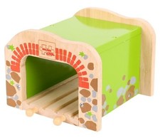 DOUBLE TUNNEL for Wooden Train Track Set ( fits Brio Thomas ELC ) ~ NEW BOXED