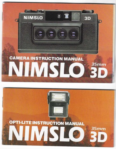 Camera instruction booklet - camera,