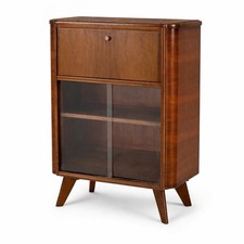 Art Deco Walnut Bureau Drinks