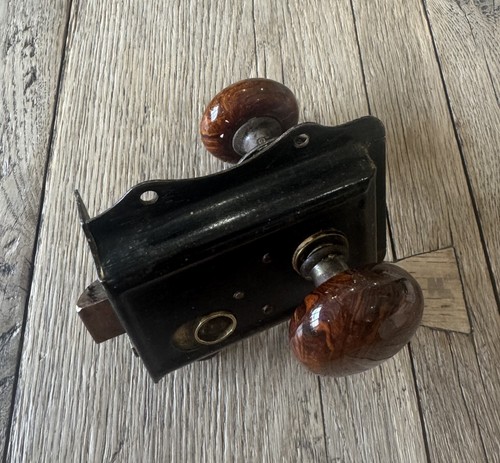 Victorian rim latch with - victorian,