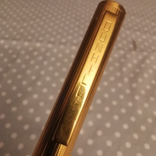 Dunhill vintage gold plated - dunhill,