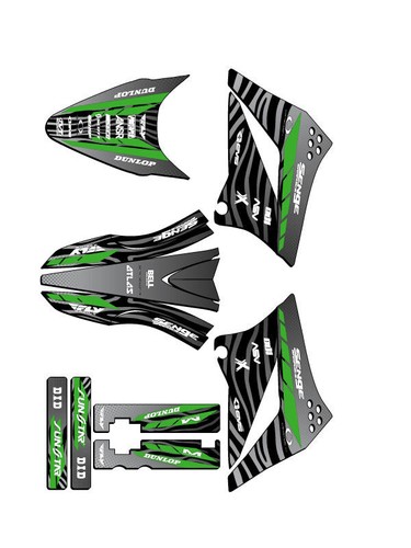 2010 2025 klx 110 - tigre, black