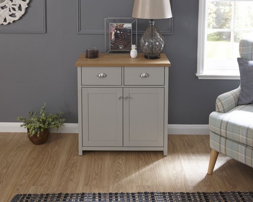 Grey compact sideboard - compact,