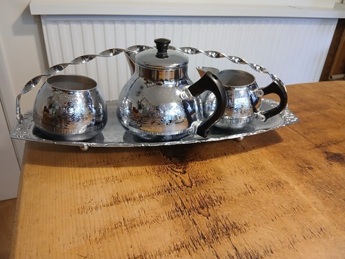 Swan carlton teaset and - carlton,