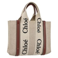 Chloe Woody La Tote Bag Canvas
