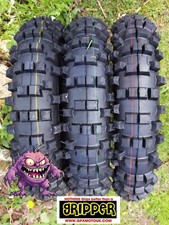 ROAD LEGAL FIRM YELLOW STRIPE Rear Enduro tyre 140/80-18  GRIPPER FIM LIGHT