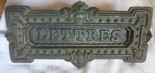 Antique french letter box - french, door