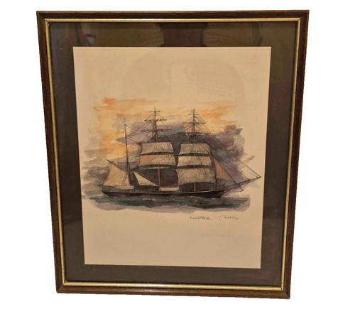 Original watercolour print - watercolour, on