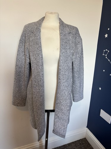 Grey boucle knit open - grey,