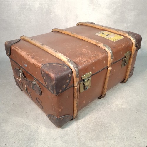 Vintage orient steamer trunk - orient,