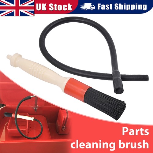 Parts washer brush with - brush, rubber