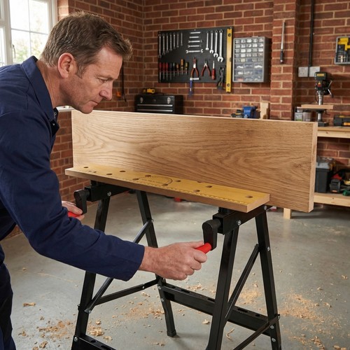 Wooden workbench bench - wooden,