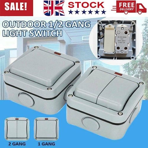 Waterproof ip66 gang - waterproof, 1/2