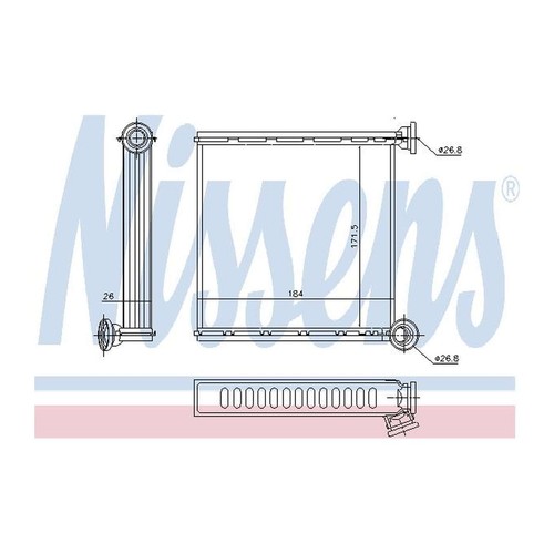 Heater matrix for seat leon - matrix,