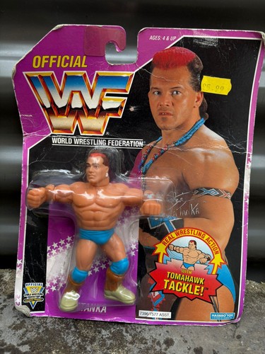 Wwf hasbro tatanka red - tatanka,