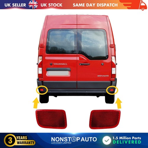 Rear bumper reflector right - rear,