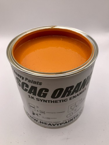 Scag mower orange enamel paint - orange,