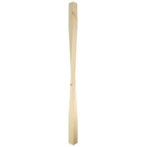 Pine twist stair spindles - stair,