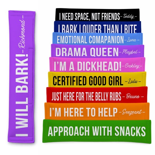Personalised dog lead sleeve - personalised,