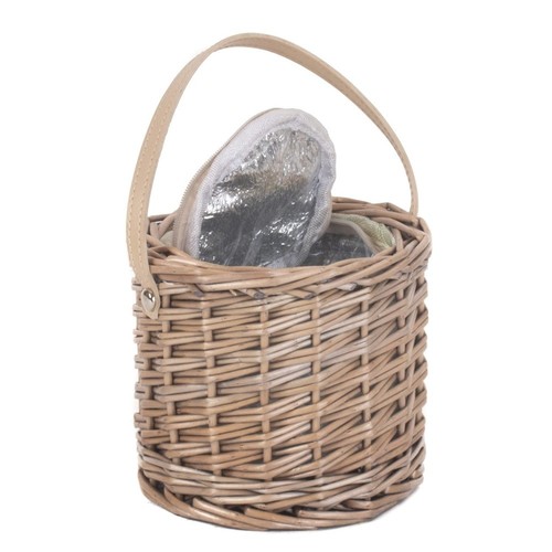 Drink carrier 13cm wicker - carrier:,