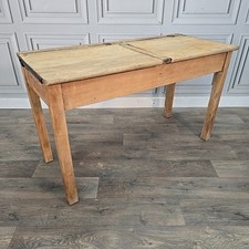 Vintage Double School Desk -