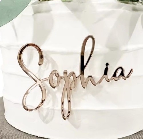 Personalised cake topper - cake,