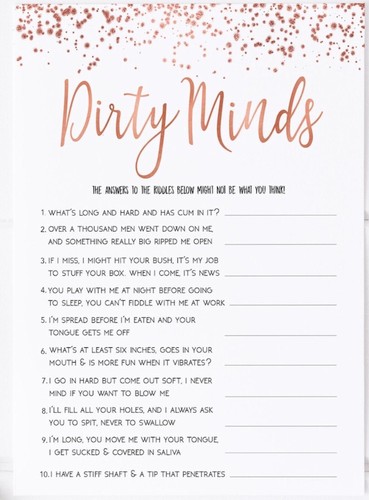 Identical dirty minds hen - identical,