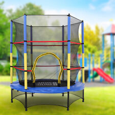 60inch 5FT Kids Trampoline Safety Enclosure Net Horizontal Bar Indoor Outdoor