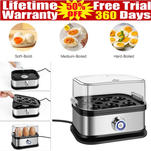 Electric multi egg cooker 6 - multi,