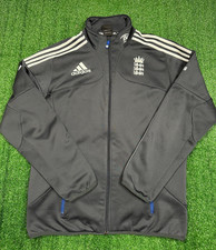 England Cricket Adidas 2012 Grey Fleece Top Jacket | Mens Adult Medium 42/44