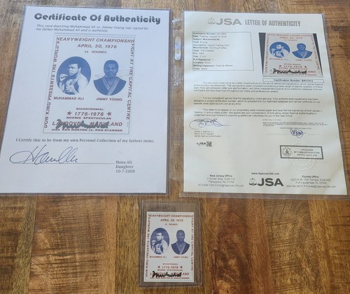 Hand signed muhammad ali - muhammad,