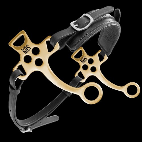 New bitless bridle gold - bridle,
