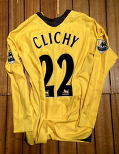 *Arsenal 06/07 long sleeve player issue away shirt-Clichy match worn shirt -read