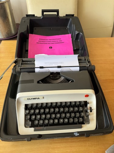 Olympia werke typewriter - olympia,