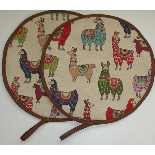 Llama aga hob - covers, pair