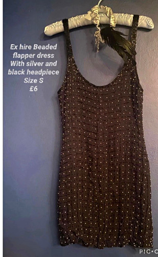 Women 20s flapper dress - dress, size
