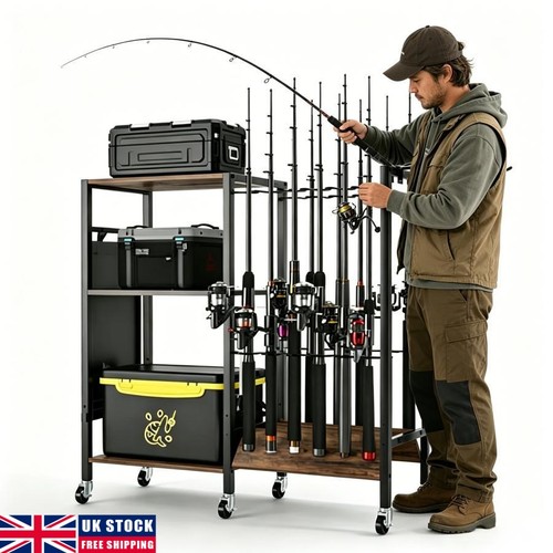 Fishing rod holder stand - 12,