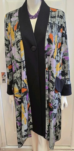 Chesca lagenlook jacket with - chesca,