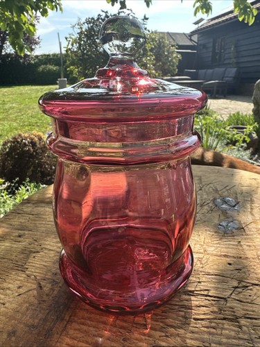 Victorian antique cranberry - antique,