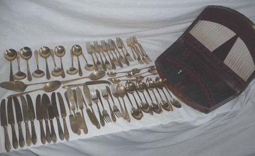 Cutlery gold plated - plated, stainless