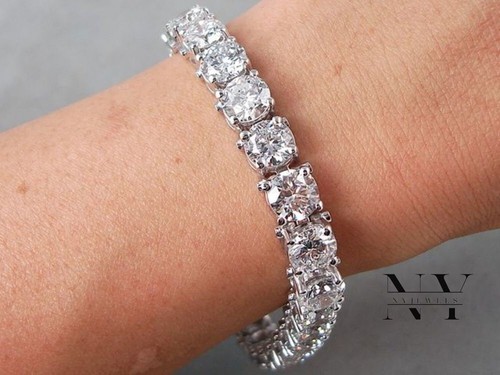 Wedding tennis bracelet solid - wedding,