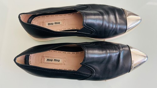 Miu loafers - miu, leather