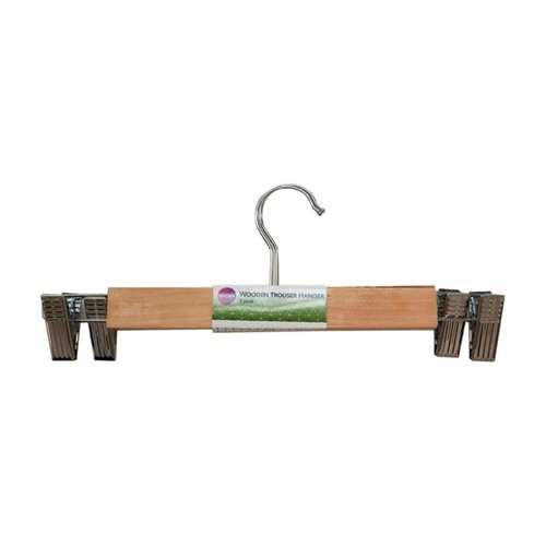 Adorn wooden trouser hangers - wooden, 2