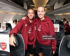 ARSENAL WOMENS JORDAN NOBBS MATCH WORN TRAVEL HOODIE PLAYER ISSUE RARE SMALL