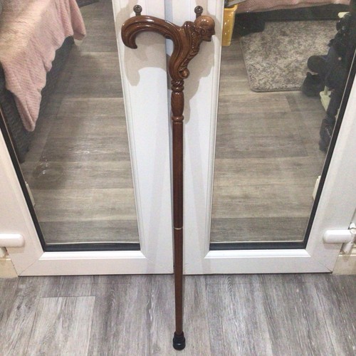 Walking stick viking carved - stick,